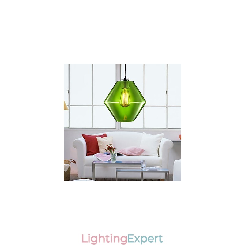 Chandelier Mini Style Modern Contemporary Glass
