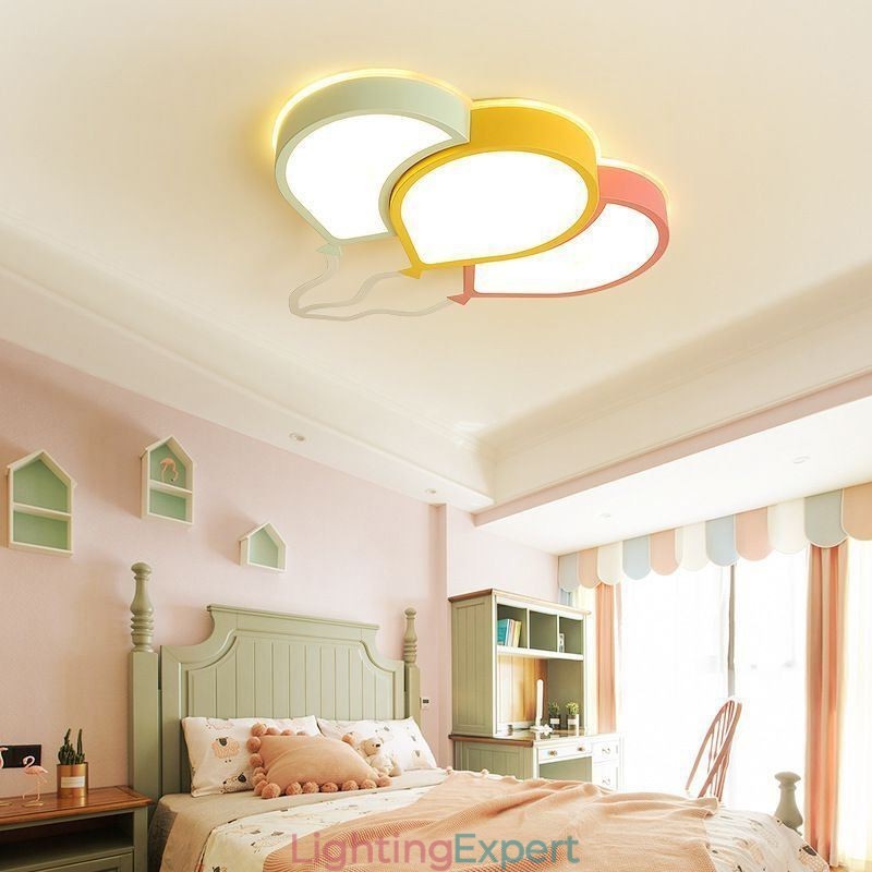 Modern Flush Mount Ceiling Light Lovely Balloon Shade Ceiling Lamp