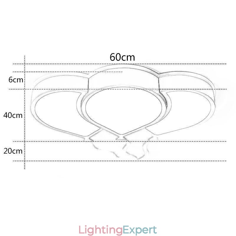 Modern Flush Mount Ceiling Light Lovely Balloon Shade Ceiling Lamp