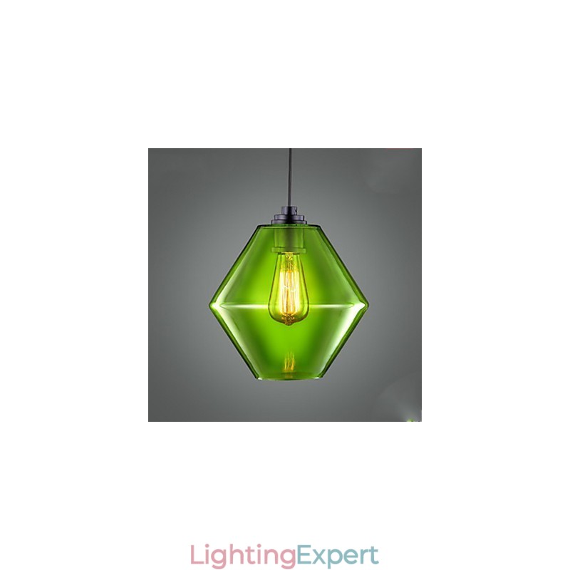 Chandelier Mini Style Modern Contemporary Glass