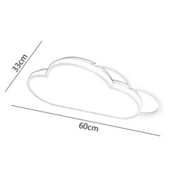 Modern Lights Cloud Shape Flush Mount Ceiling Light