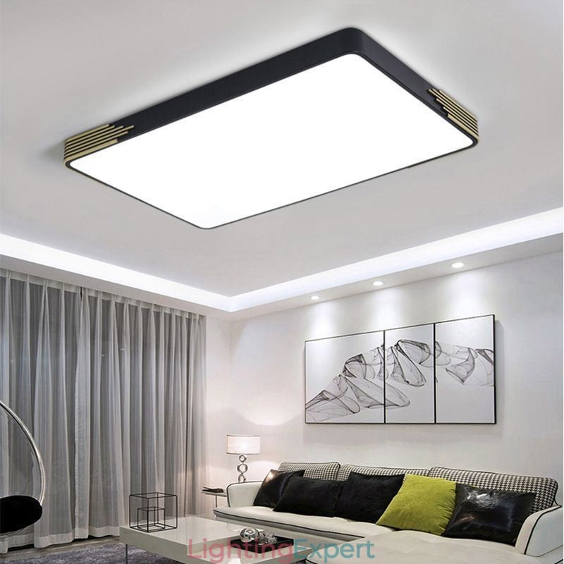 Modern Flush Mount Ceiling Light Rectangular Ceiling Light