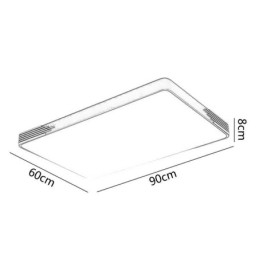 Modern Flush Mount Ceiling Light Rectangular Ceiling Light