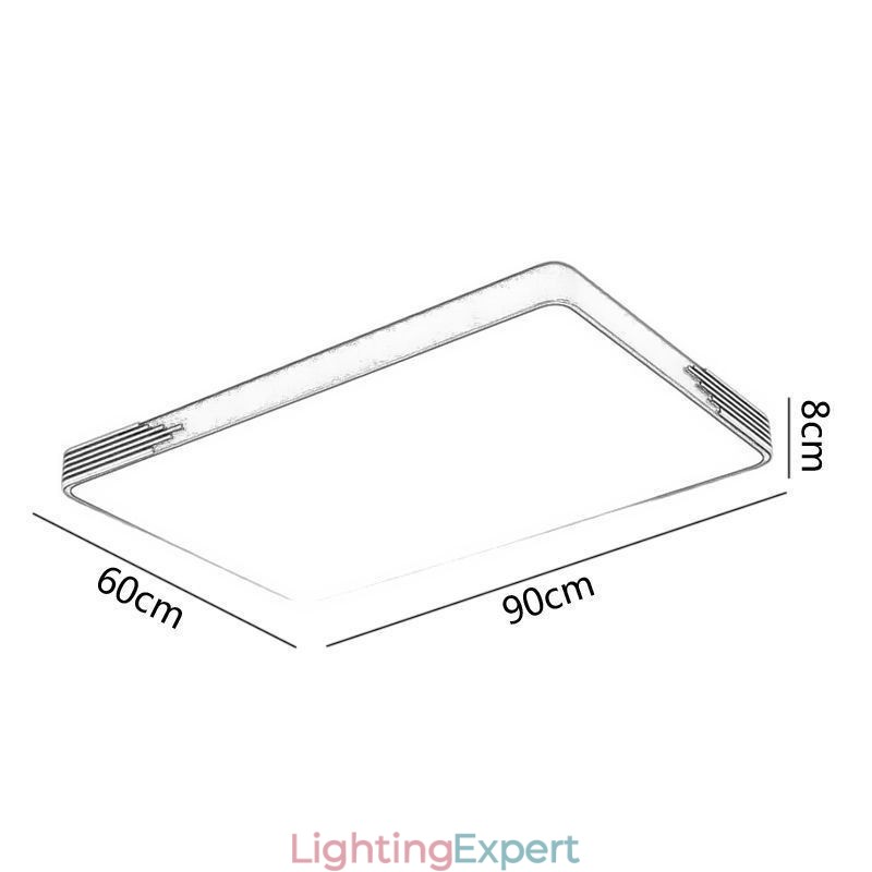 Modern Flush Mount Ceiling Light Rectangular Ceiling Light