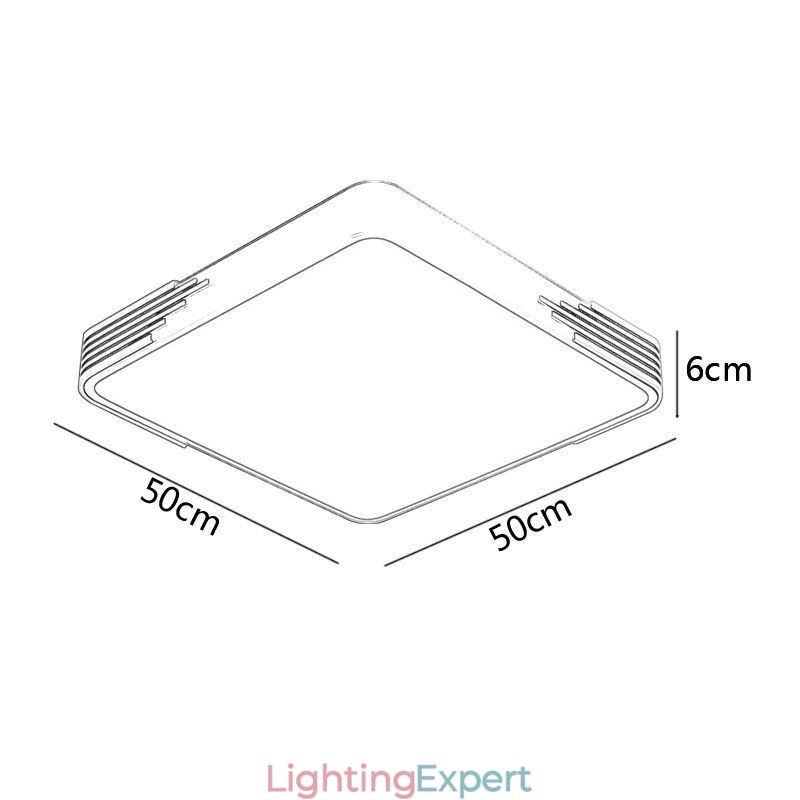 Modern Flush Mount Ceiling Light Square Ceiling Light