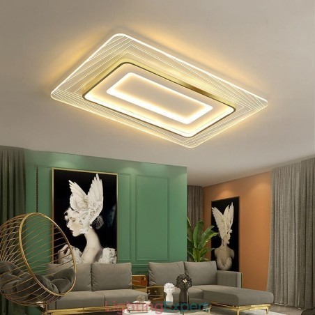 Rectangular Flush Mount Ceiling Light Minimalist Acrylic Ultrathin Ceiling Lamp Rectangular Flush Mount Ceiling Light Minimalist Acrylic Ultrathin Ceiling Lamp