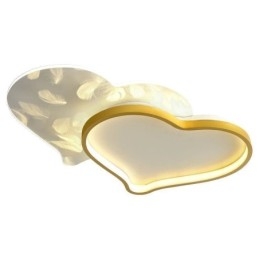 Modern Lights Heart Shape Flush Mount Ceiling Light Girls