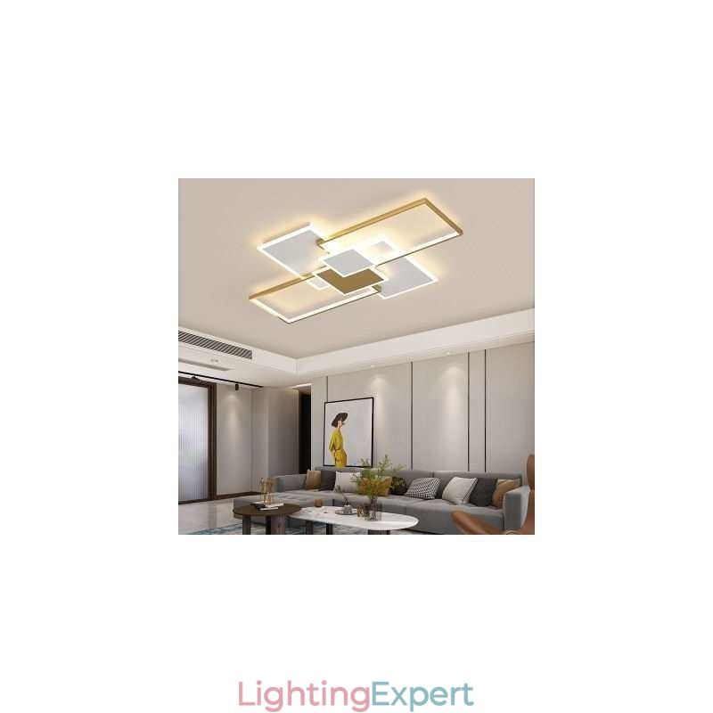 Modern Ceiling Lamp Square Acrylic Flush Mount Ceiling Lights Fixture