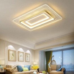 Rectangular Flush Mount Minimalist Acrylic Ultrathin Ceiling Lamp