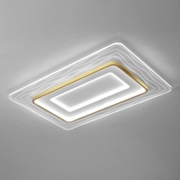 Rectangular Flush Mount Minimalist Acrylic Ultrathin Ceiling Lamp