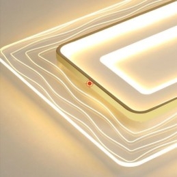 Rectangular Flush Mount Minimalist Acrylic Ultrathin Ceiling Lamp