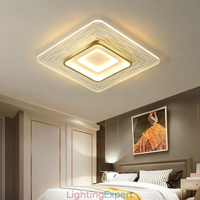 Flush Mount Ceiling Light Minimalist Acrylic Ultrathin Ceiling Lamp