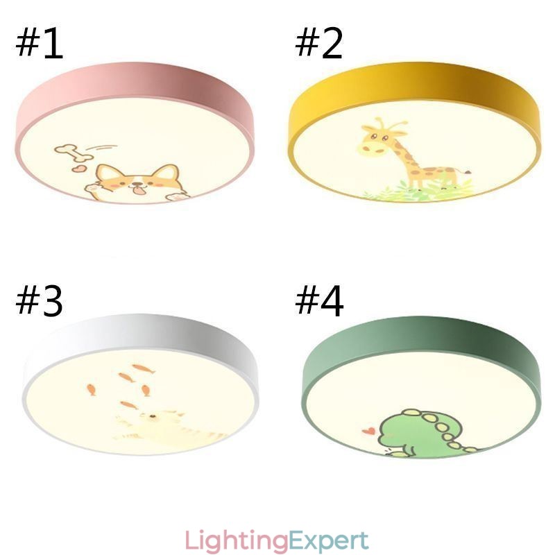 Animal Childrens Ceiling Light Cartoon Ceiling Lamp