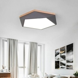 Modern Ceiling Light Diamond Shape Design Dimmable Flush Mount Ceiling Lights Fixture