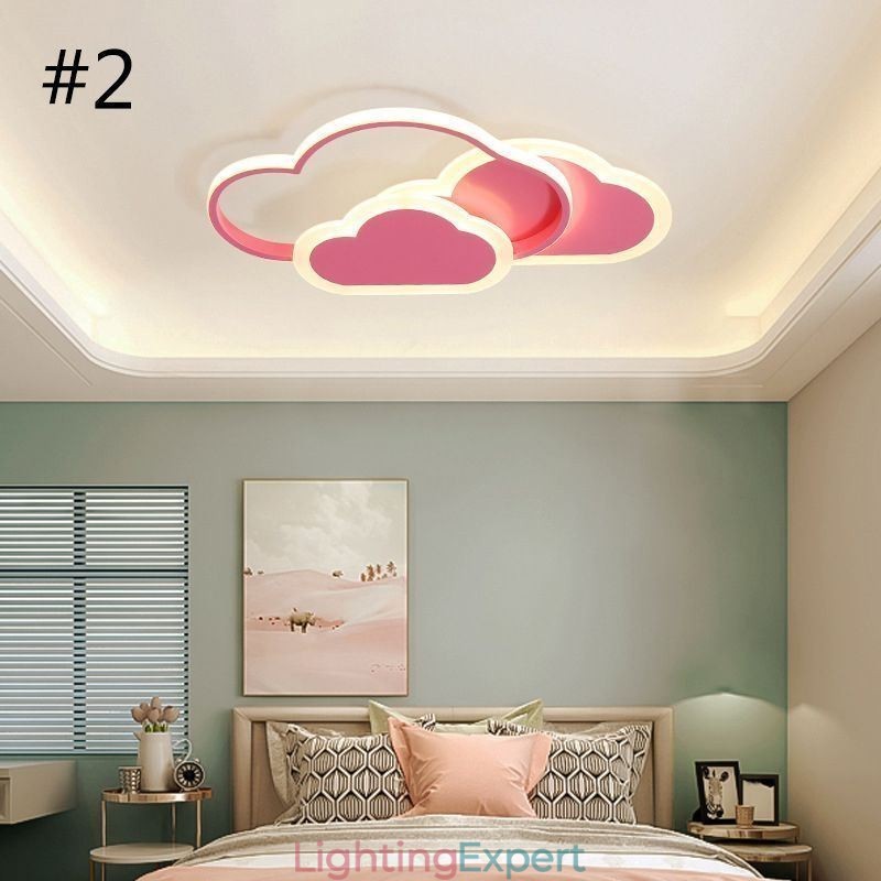 Modern Creative Acrylic Lights Cloud Shape Flush Mount Ceiling Light