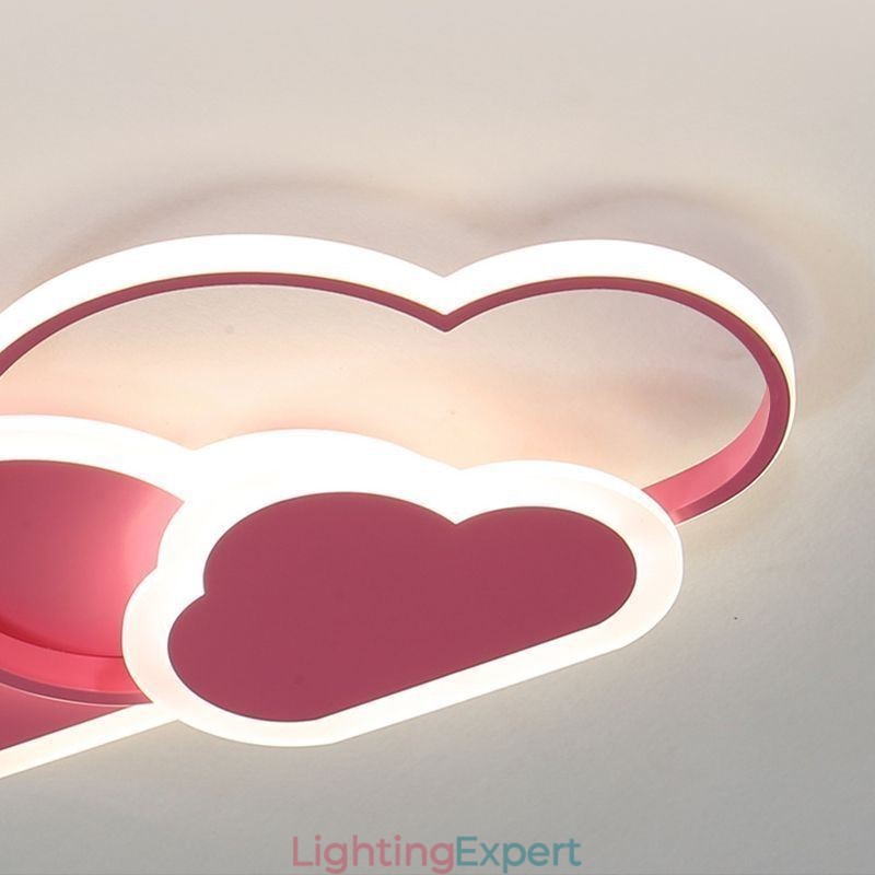 Modern Creative Acrylic Lights Cloud Shape Flush Mount Ceiling Light