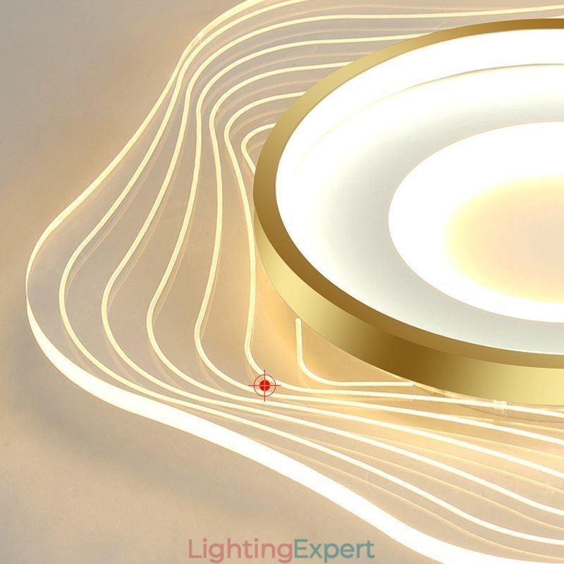 Creative Ceiling Light Modern Flush Mount Lighting Fixtures with Star Shape 36W