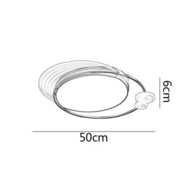 Flush Mount Ceiling Light with Remote