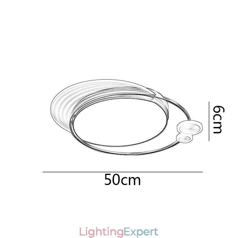 Flush Mount Ceiling Light with Remote