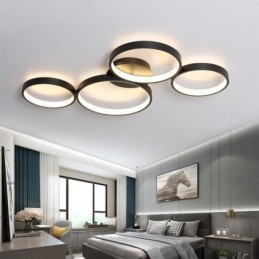 Ceiling Lamp 7200LM 4 Rings Lighting Fixture