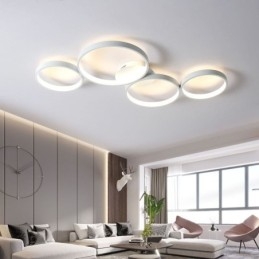Ceiling Lamp 7200LM 4 Rings Lighting Fixture