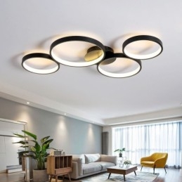 Ceiling Lamp 7200LM 4 Rings Lighting Fixture