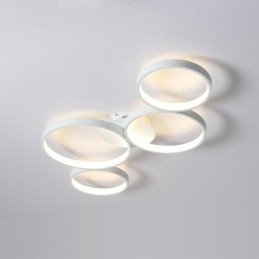 Ceiling Lamp 7200LM 4 Rings Lighting Fixture