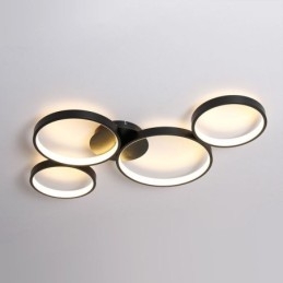Ceiling Lamp 7200LM 4 Rings Lighting Fixture