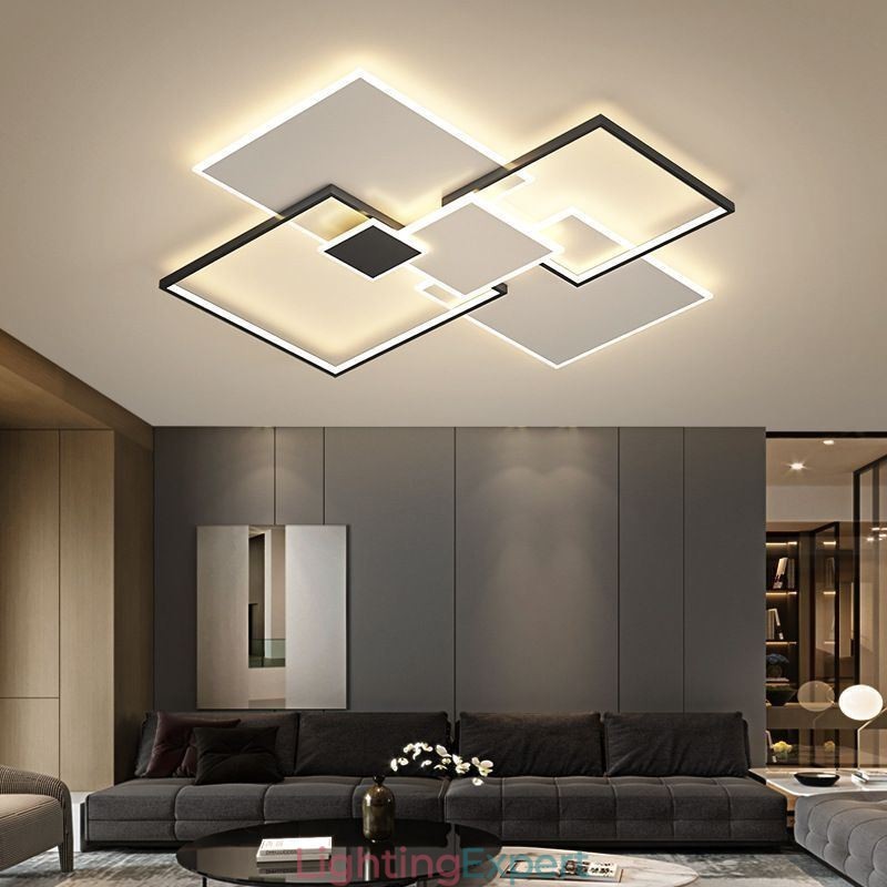 Flush Mount Square Ceiling Light Fixture