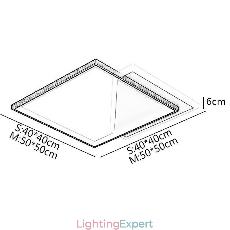 Flush Mount Modern Ceiling Light