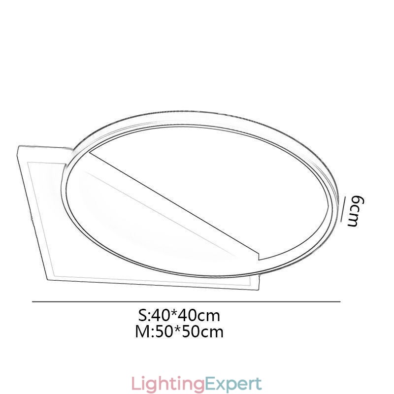 Flush Mount Modern Ceiling Light
