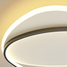 Flush Mount Double Triangle Ceiling Light