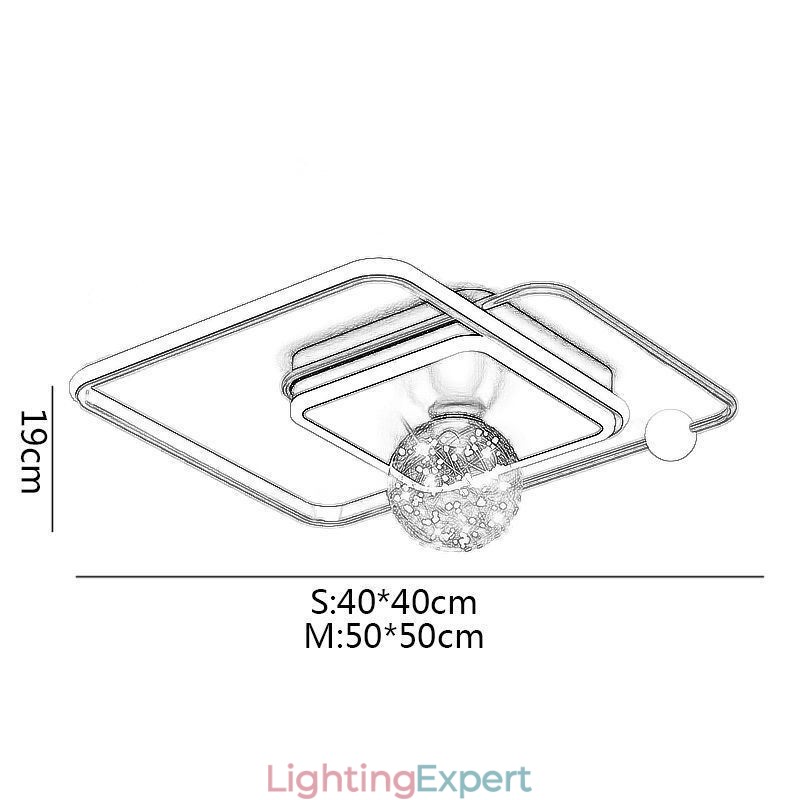 Flush Mount Home Decor Modern Ceiling Light Fixture