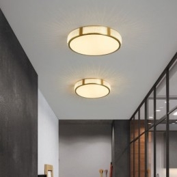 Flush Mount Ceiling Light Round Light Fixtures Tricolor Dimming