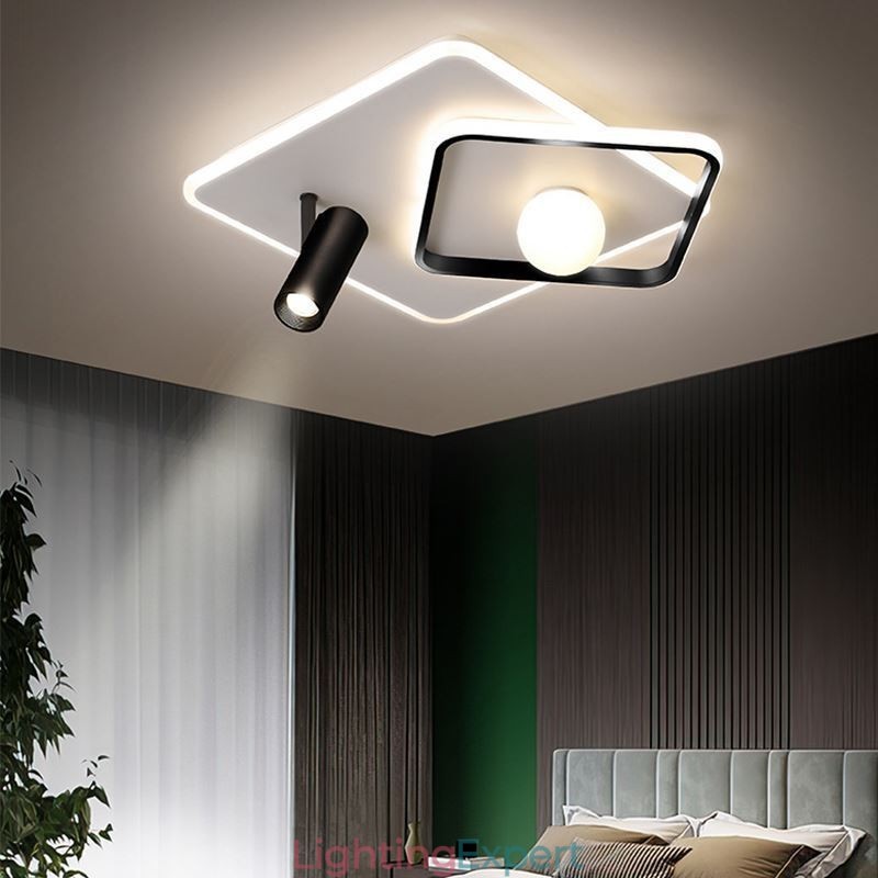 Flush Mount Acrylic Square Ceiling Light Spotlight