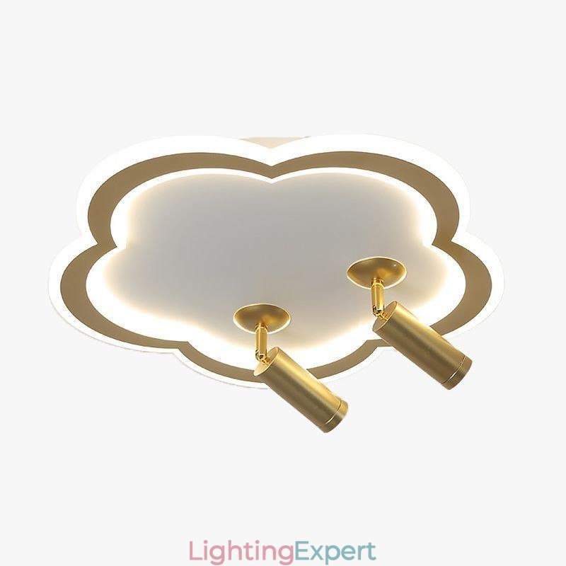 Flush Mount Acrylic Flower Shape Ceiling Light Spotlight