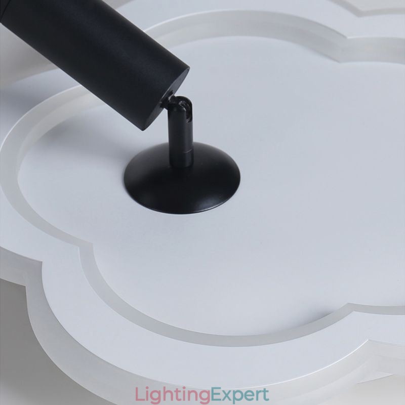 Flush Mount Acrylic Flower Shape Ceiling Light Spotlight