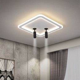 Square Flush Mount Ceiling Light Acrylic Spotlight