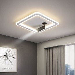 Square Flush Mount Ceiling Light Acrylic Spotlight