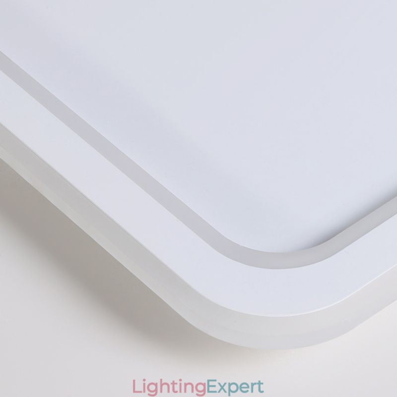 Square Flush Mount Ceiling Light Acrylic Spotlight