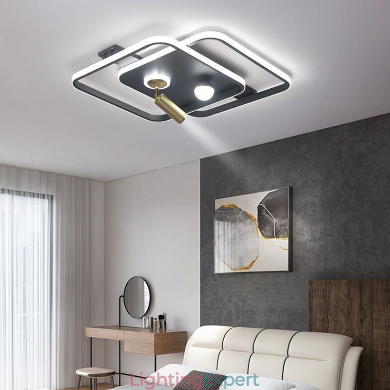 Square Flush Mount Acrylic Ceiling Light Spotlight