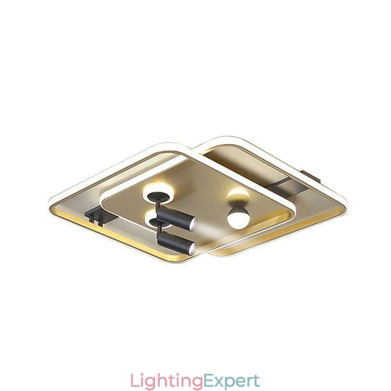 Square Flush Mount Acrylic Ceiling Light Spotlight