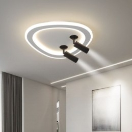 Ceiling Light Acrylic Triangle Flush Mount Spotlight