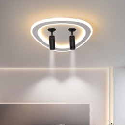 Ceiling Light Acrylic Triangle Flush Mount Spotlight
