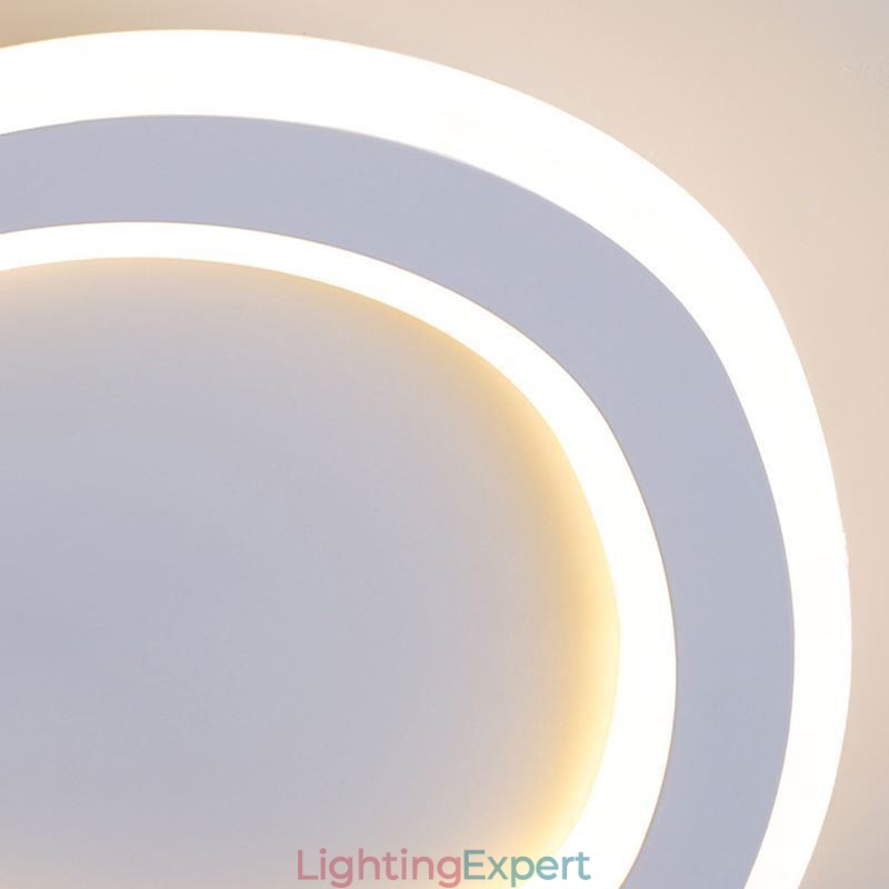 Ceiling Light Acrylic Triangle Flush Mount Spotlight