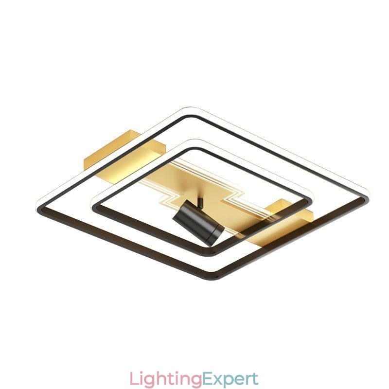 Geometric Flush Mount Acrylic Ceiling Light Spotlight