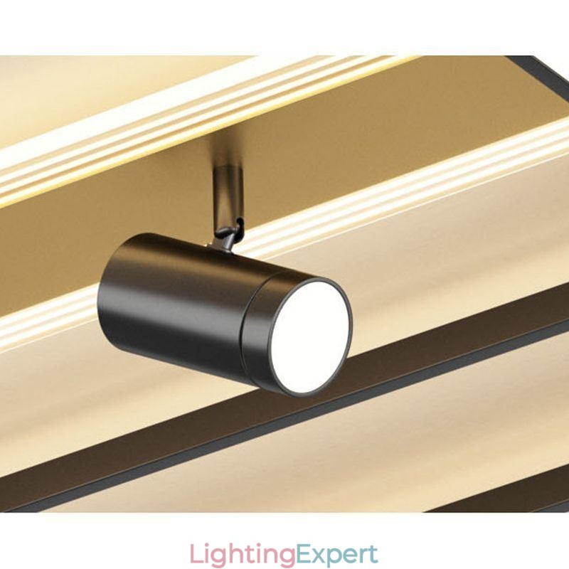 Geometric Flush Mount Acrylic Ceiling Light Spotlight