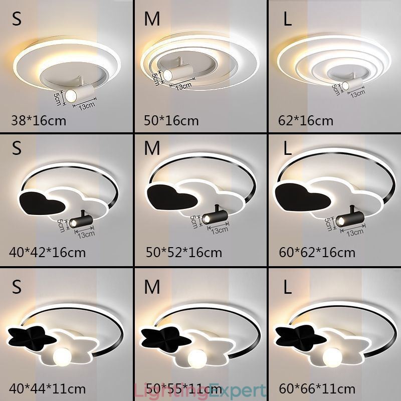 Ceiling Light Creative Acrylic Flush Mount Spotlight