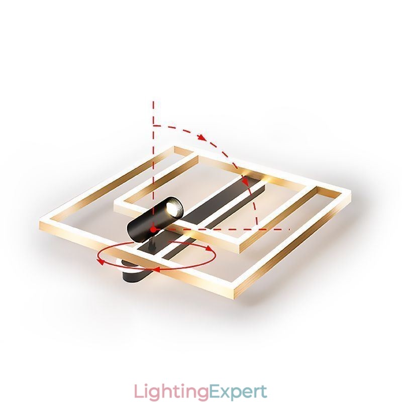 Flush Mount Minimalist Acrylic Ceiling Lamp Spotlight