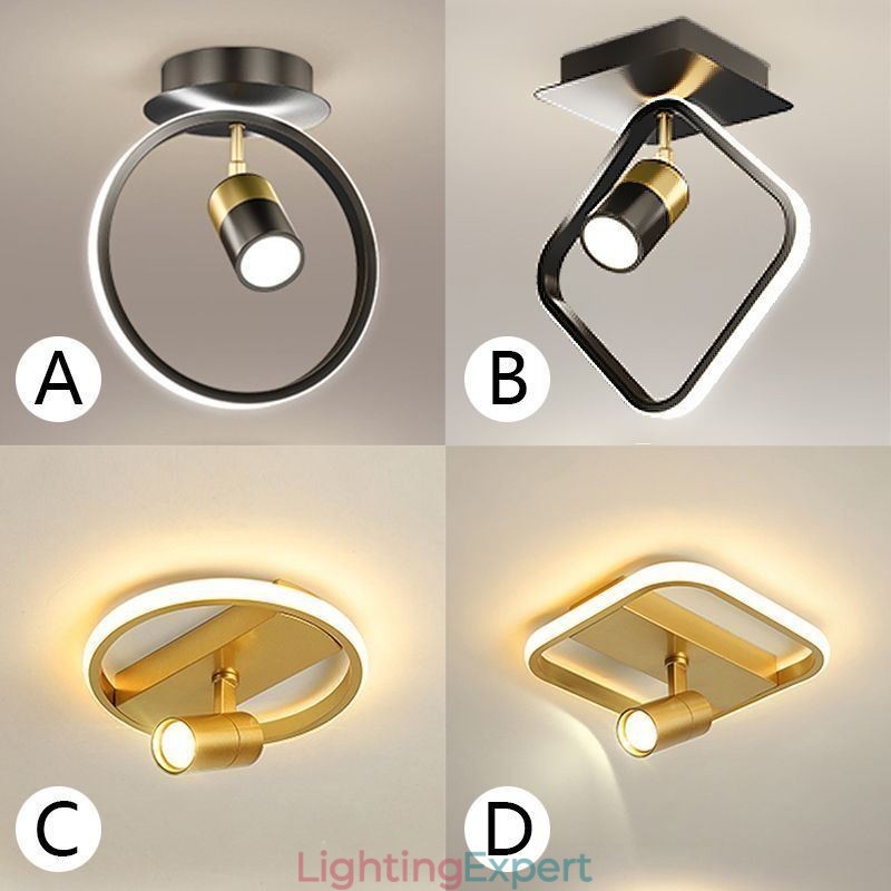 Acrylic Ceiling Lamp Minimalist Decor Light Spotlight